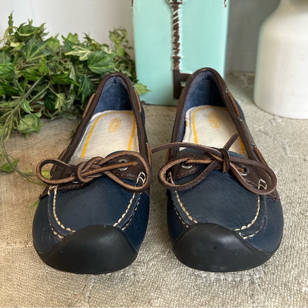 Keen Women's Blue and Brown Loafers - Picture 3 of 10